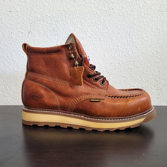 Bonanza Light Brown Leather Boots - Picture 4 of 4